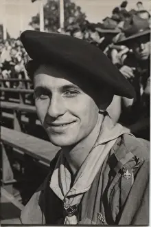 French boy scout at World Jamboree