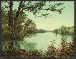 B Road Prints: The French Broad at the Swannanoa, Asheville, N. C