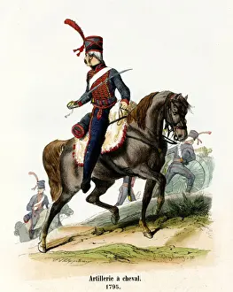 Cavalryman Prints: FRENCH C18 CAVALRY