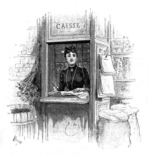 FRENCH CASHIER 1890