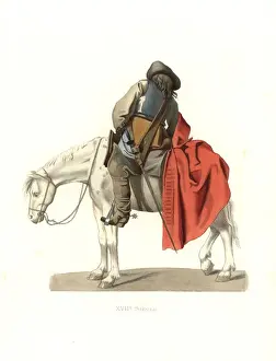 Sebastien Prints: French cavalry in the reign of Louis XIII, 17th century