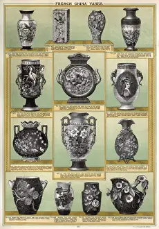 Rectangular Prints: French China Vases, Plate 77