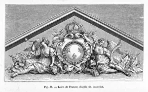 Incorporated Prints: French Coat of Arms