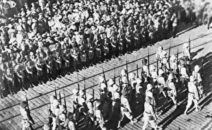 French colonial troops, Vladivostok, Russia