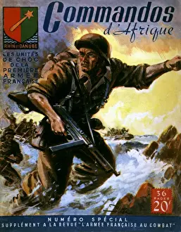 Ashore Prints: French Commandos Land