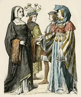 French Costumes 1460-80
