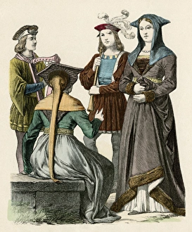 Kirtle Collection: French Costumes 1460-80
