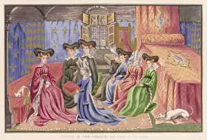 Noble Woman Prints: French Court Ladies 1405