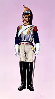 1815 Prints: French Cuirassier