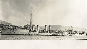 Destroyer Prints: French destroyer Dehorter, Patras, Greece, WW1