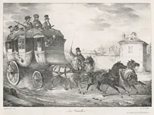D River Prints: French Diligence Coach
