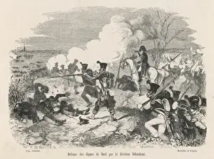 Dykes Prints: French at Doel 1832