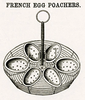 Images Dated 14th September 2017: French egg poacher 1899