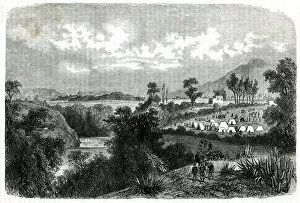 Puebla Gallery: French encampment at Puebla