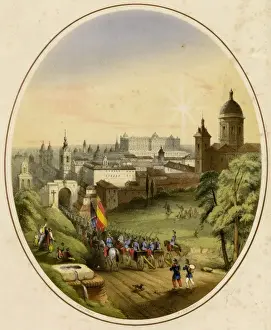French Enter Rome / 1849
