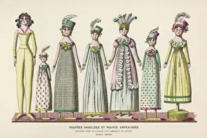 1810 Prints: French Expo Dolls C1810