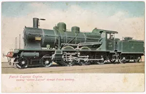 French Express Engine 3528, working Orient Express through French territory Date: circa 1906