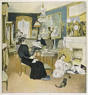 Practising Collection: FRENCH FAMILY IN SALON
