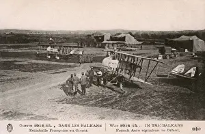 French Farman Aircraft Squadron at Thessaloniki, Greece