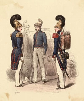 Fighters Collection: French Fireman 1850