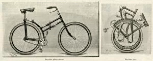 Images Dated 22nd December 2017: French folding bicycle 1899