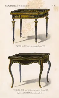 Gaming Prints: French Gaming Tables