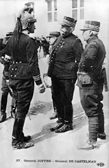 Joffre Prints: French Generals Joffre and Castelnau