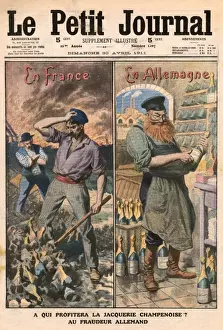 Vineyards Prints: French / German Champagne