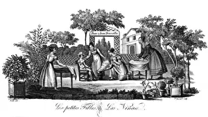 French Girls School 1820