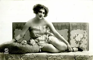 French glamour postcard