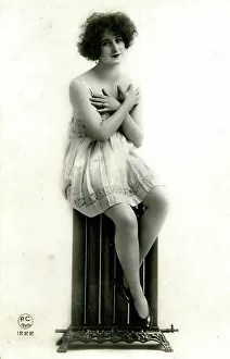French glamour postcard