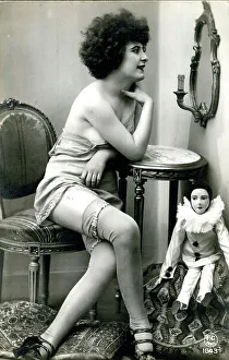 French glamour postcard