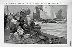 Boulogne Collection: French Herring Fleet