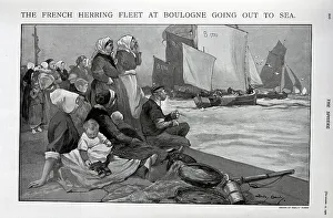 Boulogne Collection: French Herring Fleet