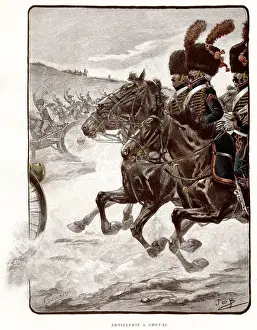 Cheval Prints: FRENCH HORSE ARTILLERY