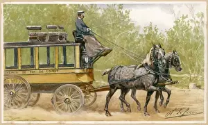 Chemin Prints: French Horse Bus