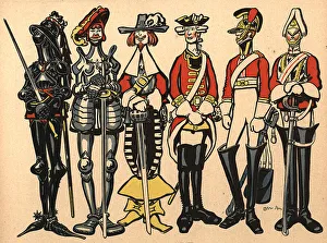 Poire Prints: French Horse Guards Through The Ages