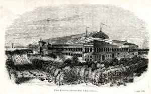 Industrie Prints: French Industrial Exposition, Palais de l Industrie, Paris