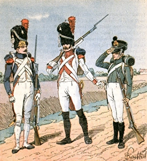 Images Dated 12th October 2012: French infantry