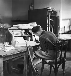 Mobilisation Prints: French infantry officer training WWII