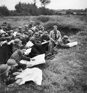 French infantry officer training WWII
