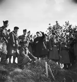 French infantry officer training WWII