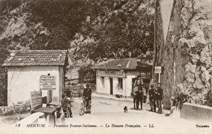 Douane Prints: The French / Italian border at Menton