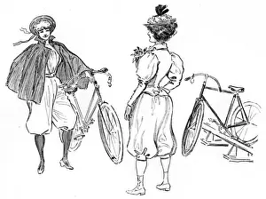 French lady cyclists of the 1890s