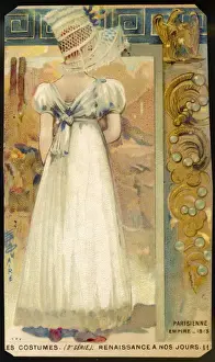 Puffed Prints: French Lady Empire 1813