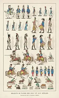 Toys Prints: French Lead Toy Soldiers