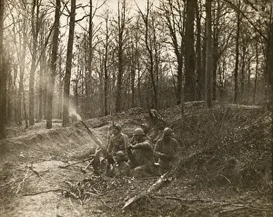 French machine gun WWI