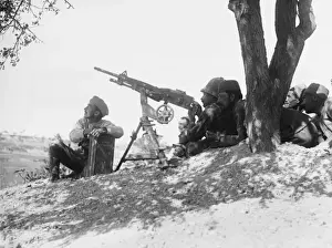 French machine gun WWI