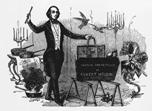 French Magician / Robert Houdin Performing