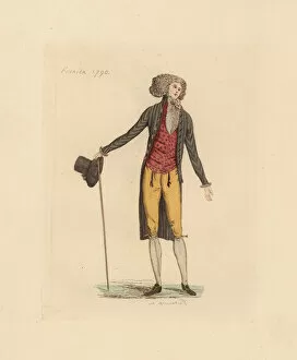 French man wearing the fashion of February 1790